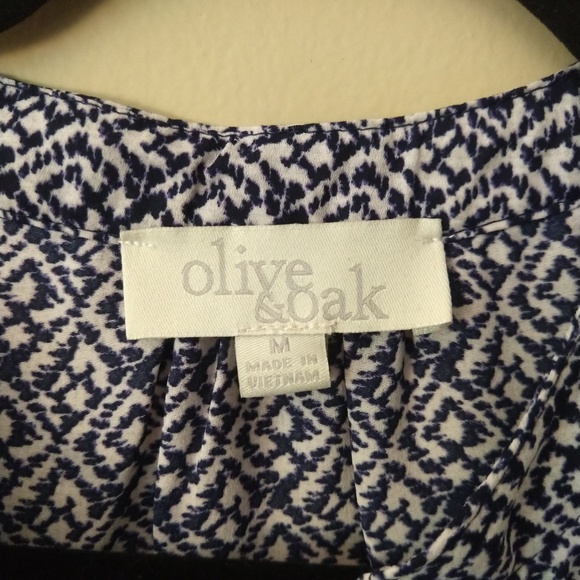Olive & Oak Blue and Red Patterned Tank Top - Picture 3 of 6